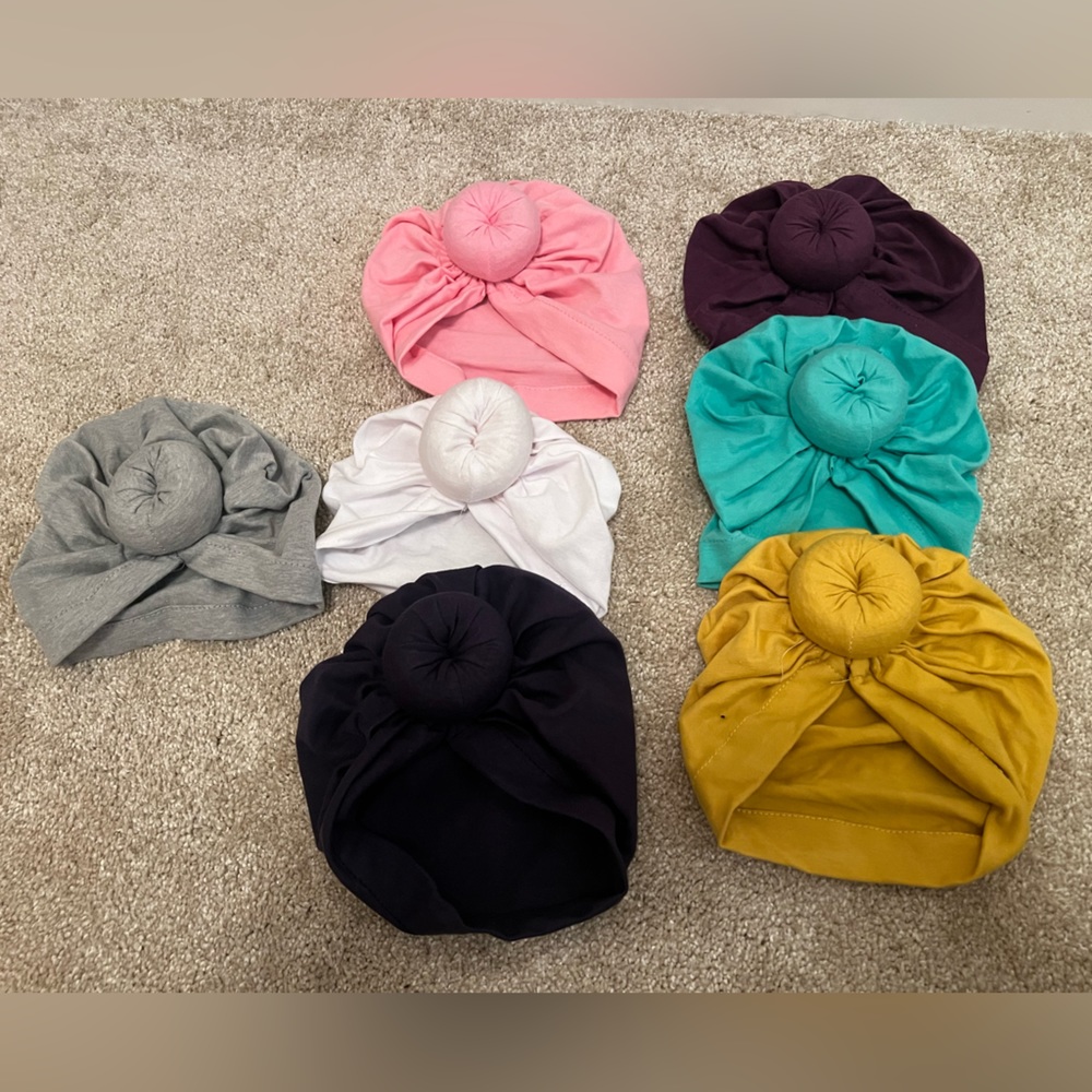 Baby Hats Baby Girl Newborn Turban Baby Beanie Hat Infant Toddler Kid